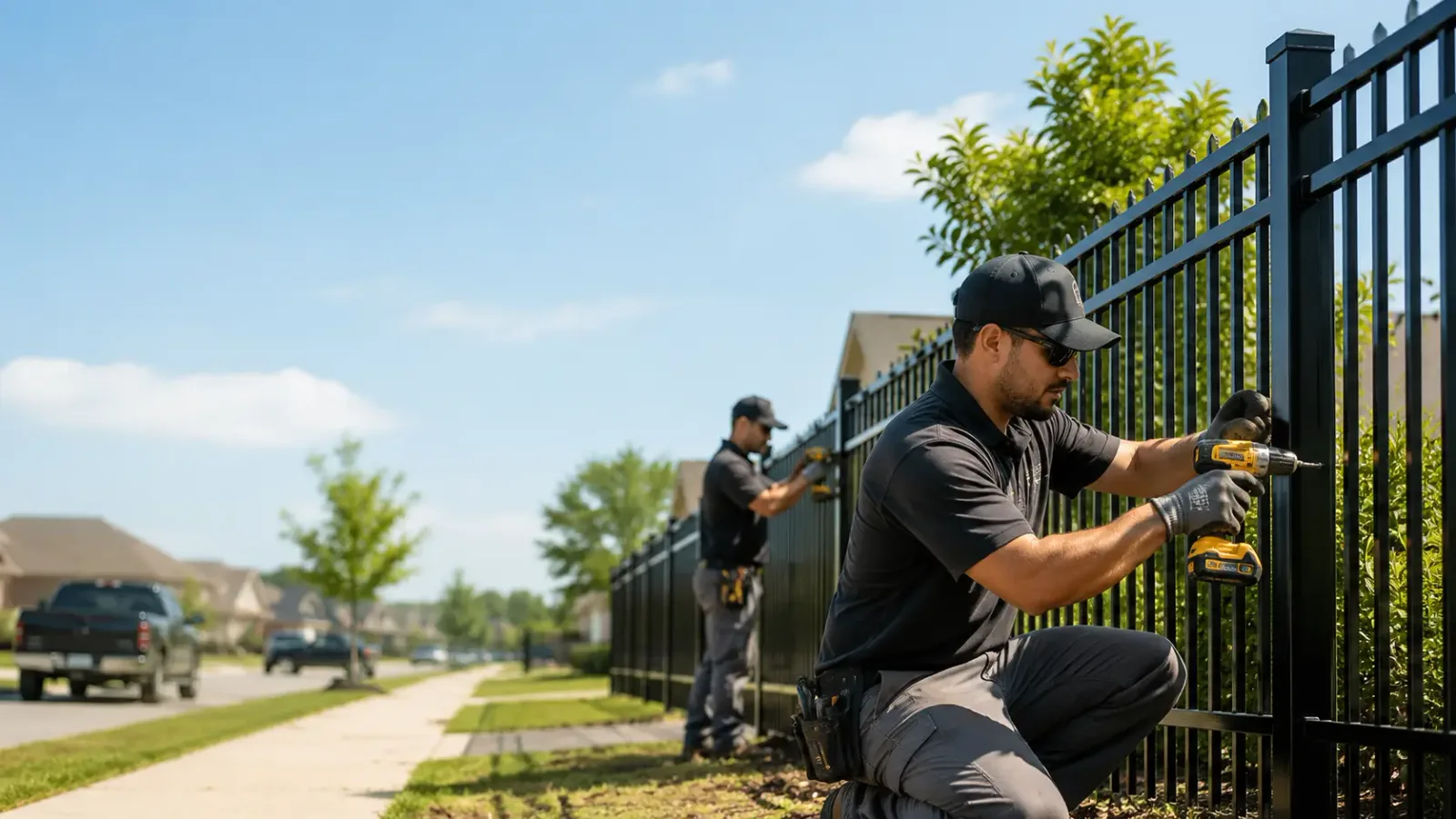 Metal Fence Installation in Encino, TX